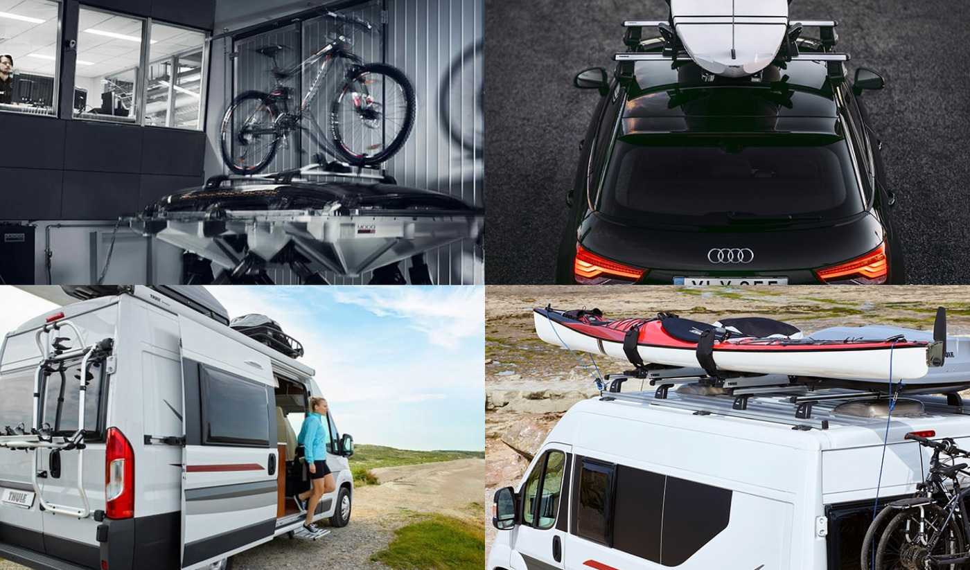 Gamme d'accessoires et de supports de marque Thule