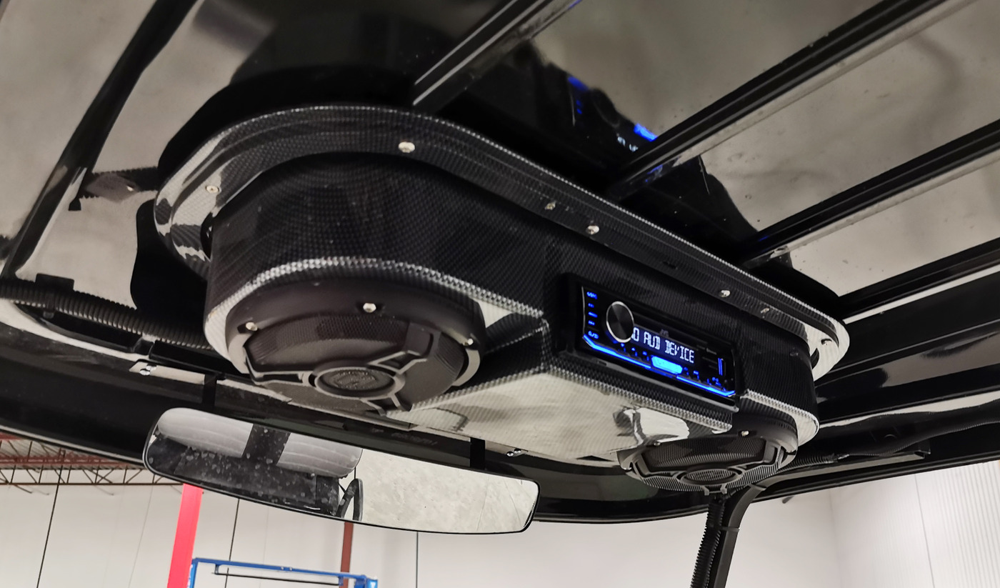 Audio system for ATV