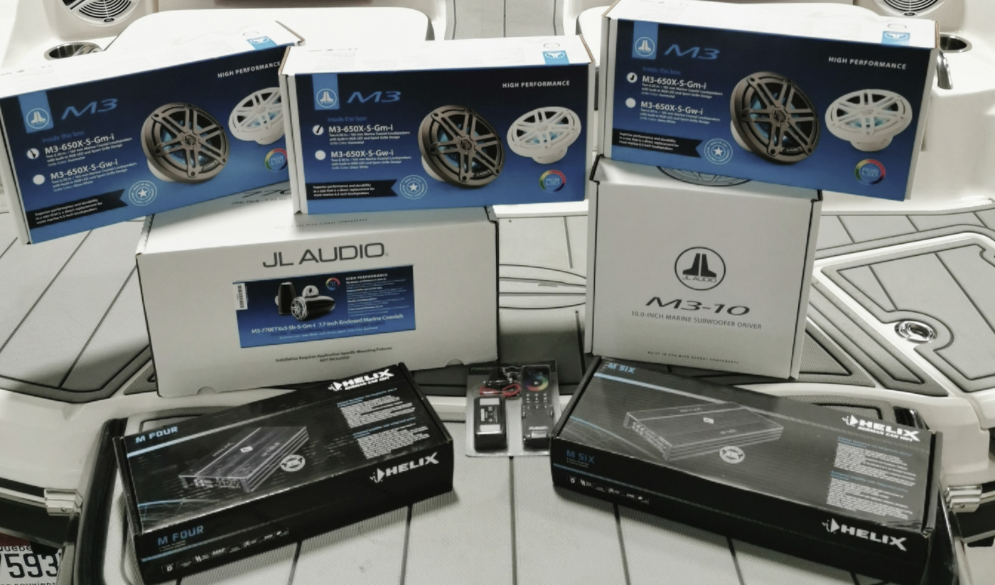 M3 series speaker set with integrated leds